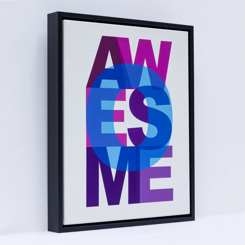 38mm framed canvas