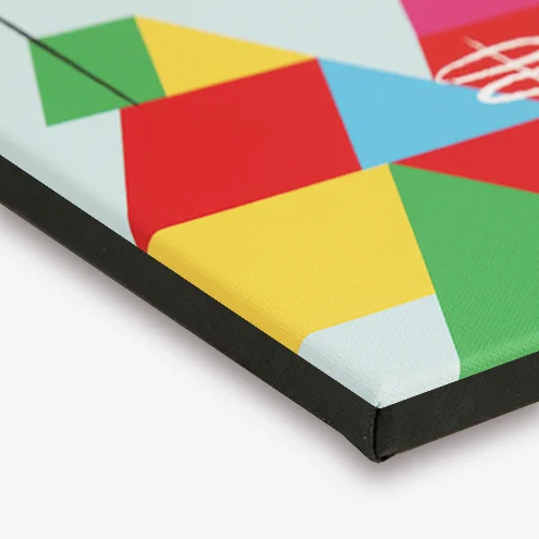 Black edge slim canvas