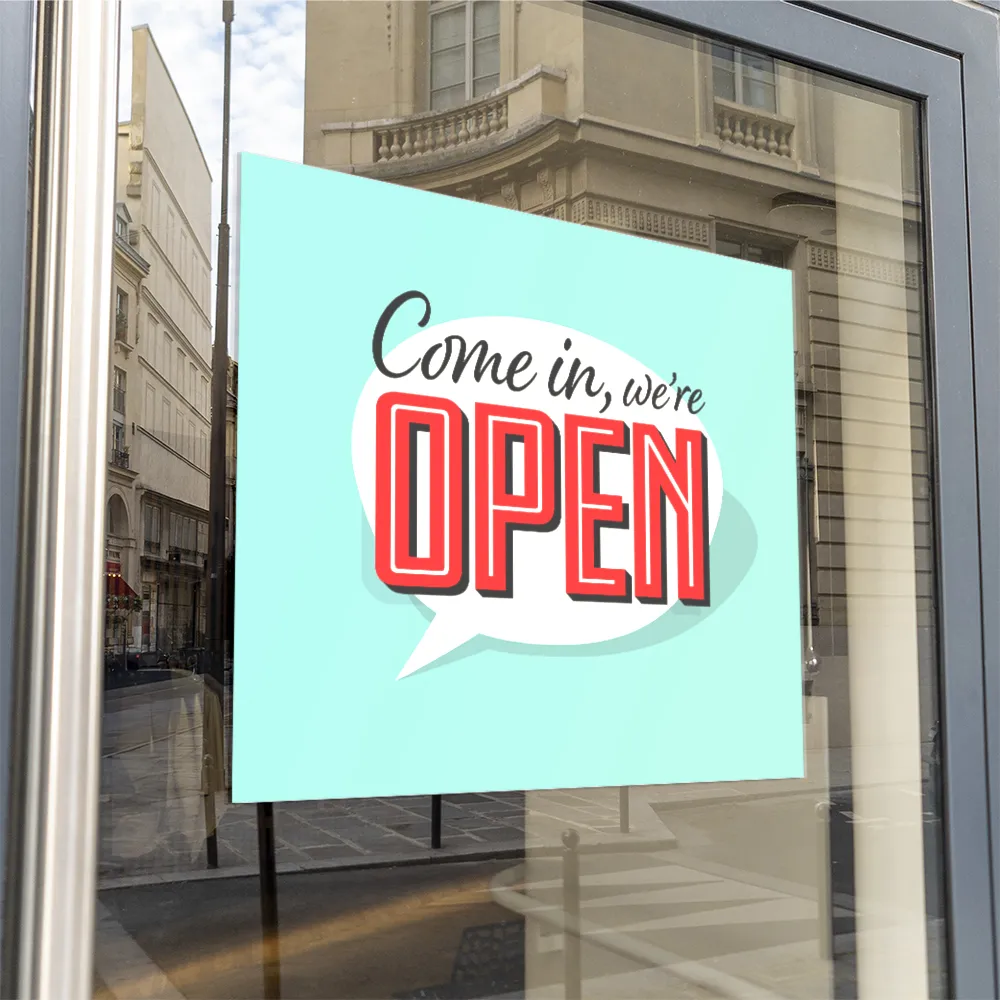 Opaque window clings