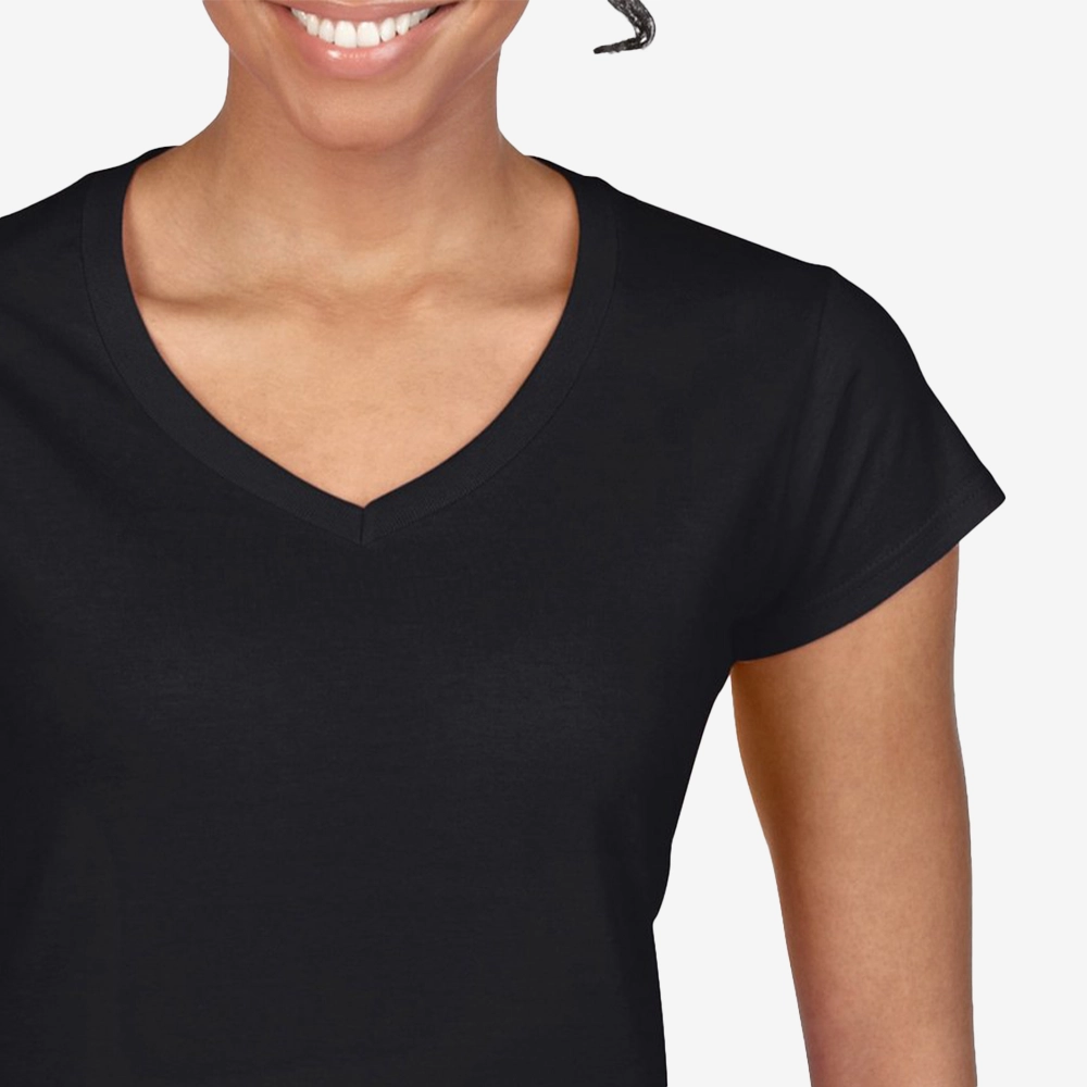 Gildan 64v00l front_black