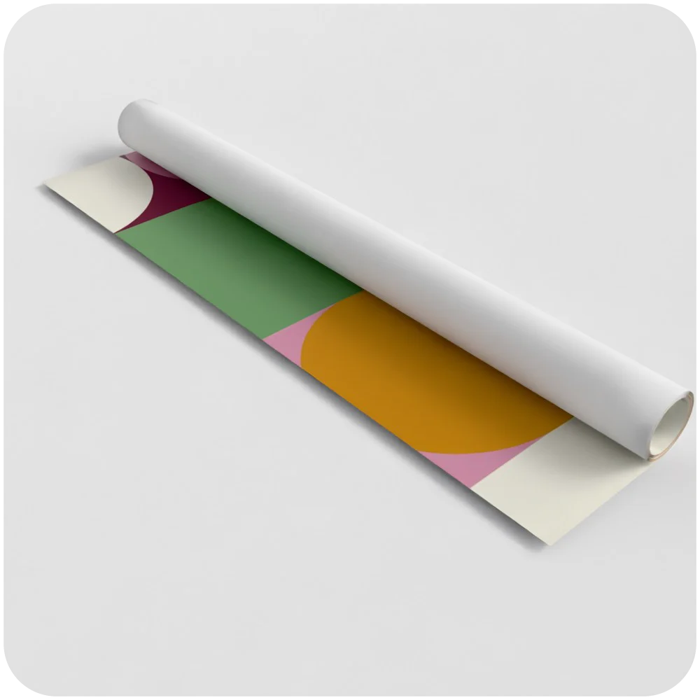 Mockup Rolle Geschenkpapier