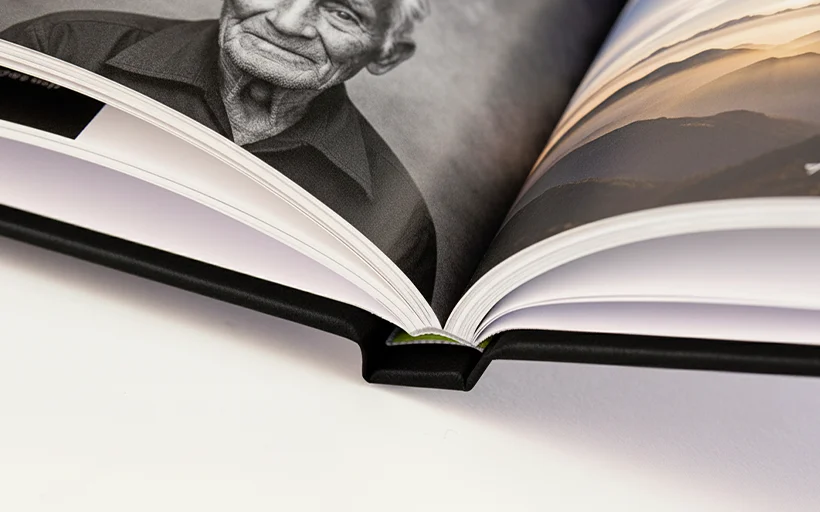 Hardcover photo book