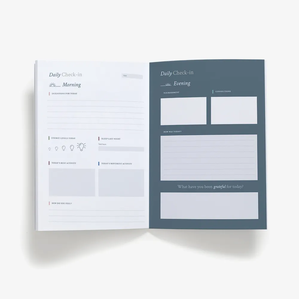 Wellness journals from Prodigi