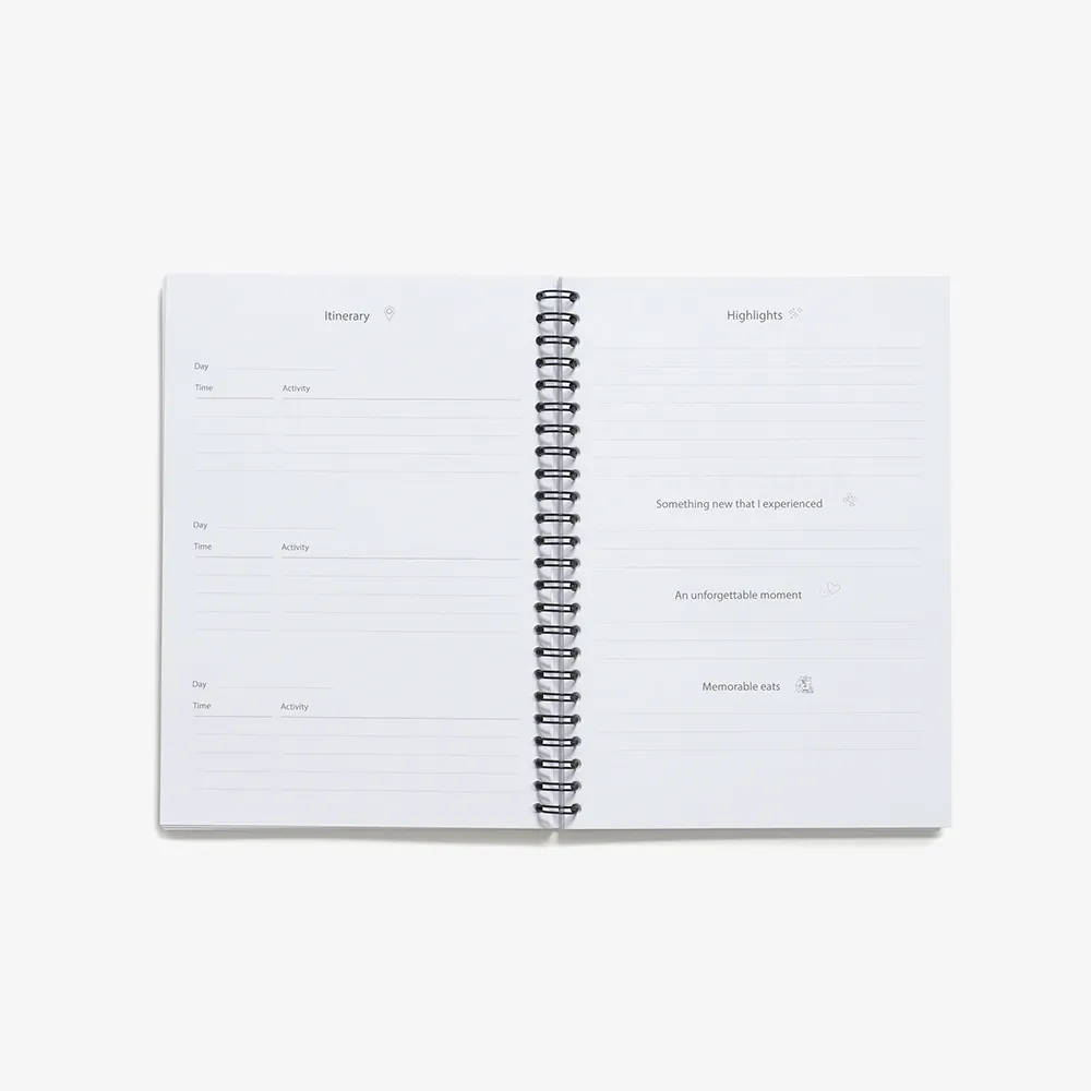 Travel journals from Prodigi