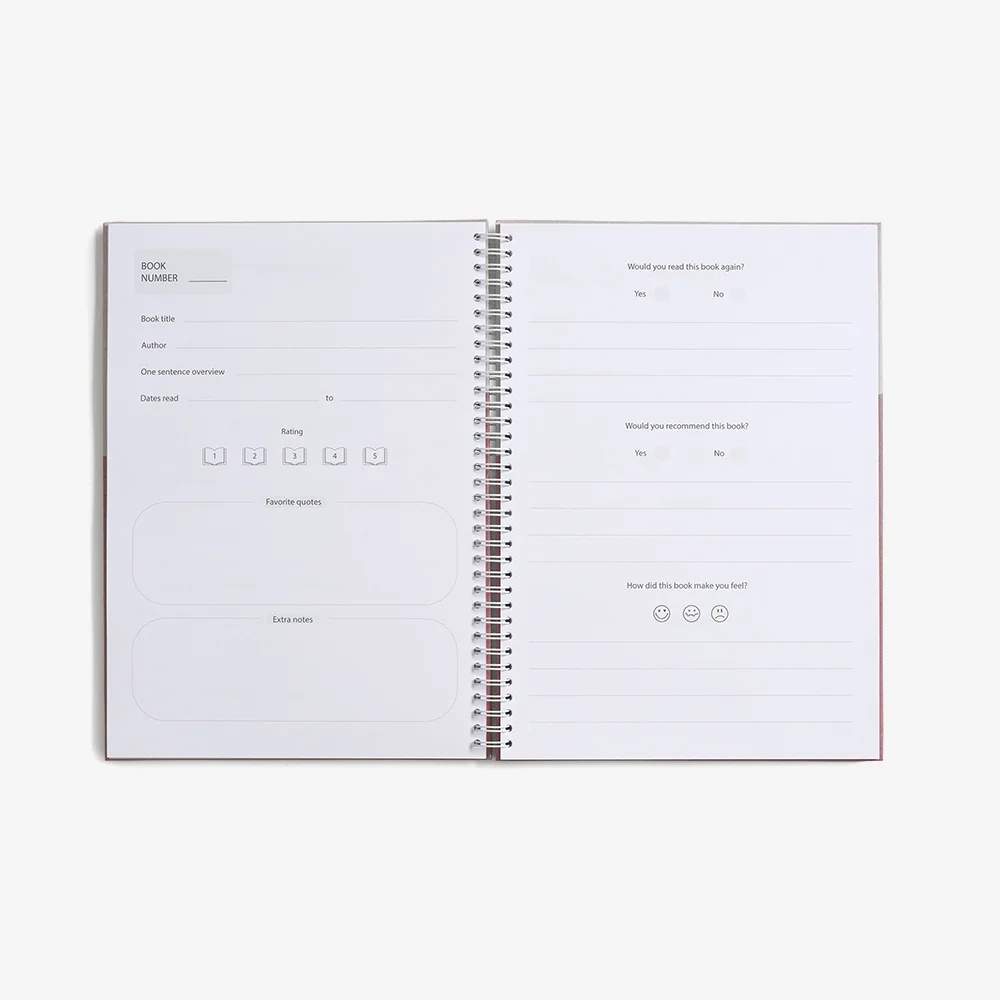 Prodigi reading journal inner