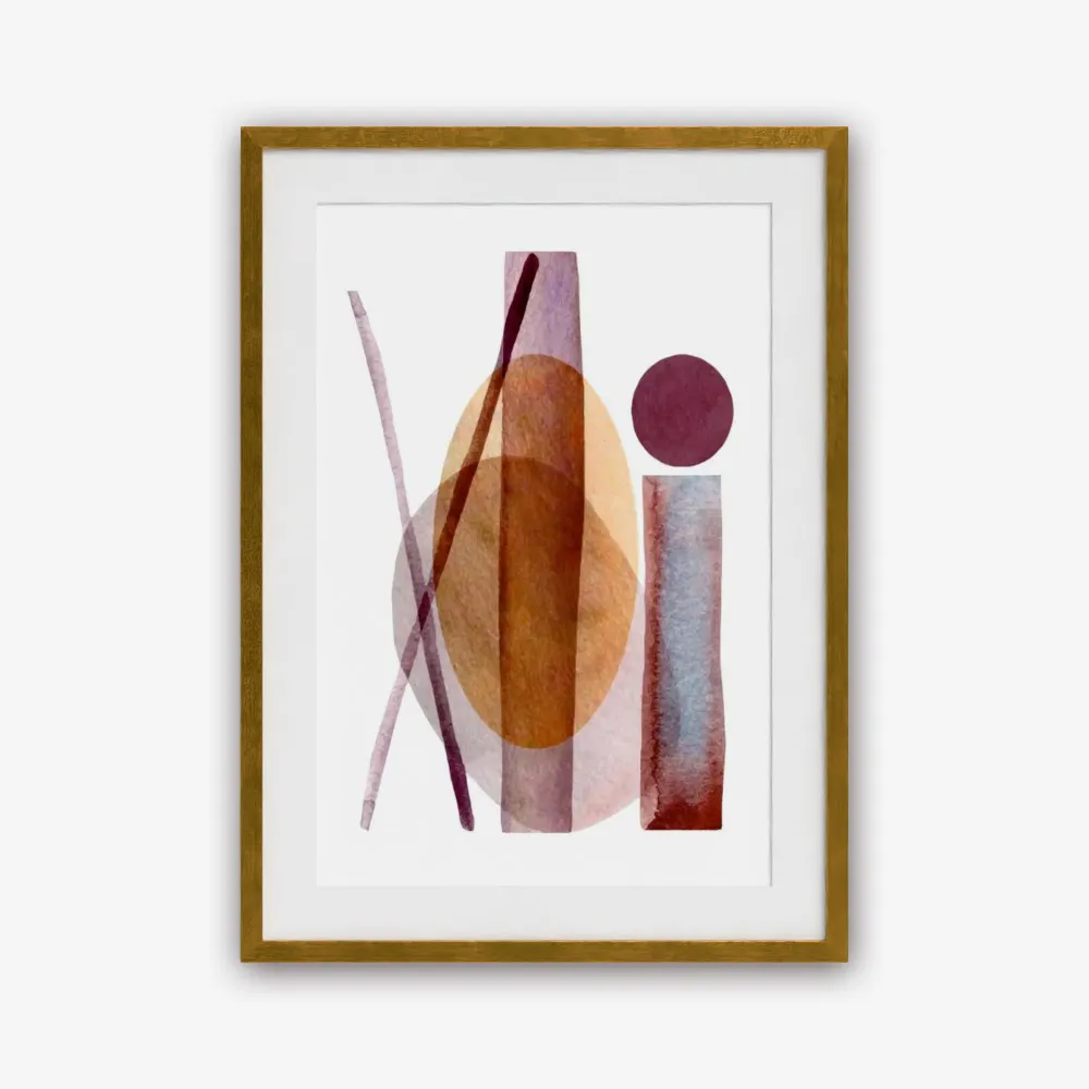 Framed gold print, dropshipped