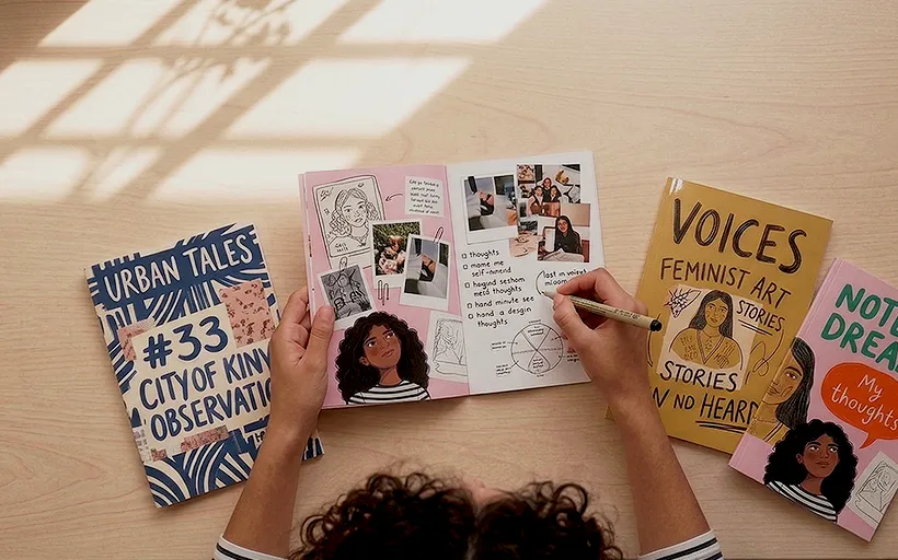 Working on zines